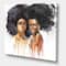 Designart - Portrait of Two African American Women - Modern Canvas Wall Art Print